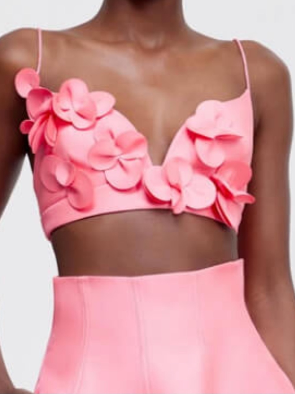 Acler Isla pink bralette top sz 2